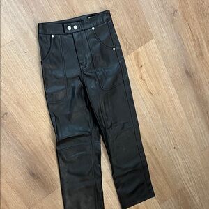 Blank NYC Black Leather Pants